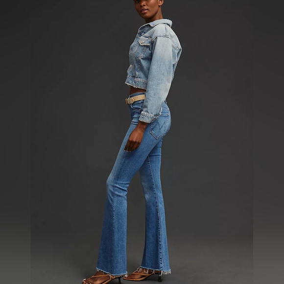 MOTHER Denim - Anthropologie MOTHER The Weekender Fray Jeans Groovy
